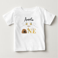 Premier anniversaire de la mignonne abeille modern
