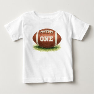 T-shirt Pour Bébé Premier anniversaire thème football américain