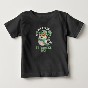 T-shirt Pour Bébé Premier bébé irlandais de la Saint-Patrick