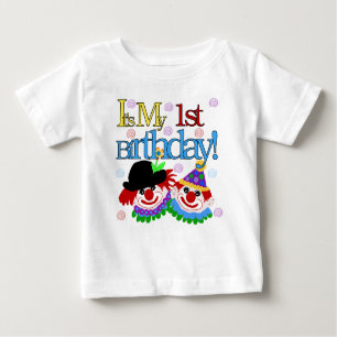 T-shirt Pour Bébé Premier clown d'anniversaire