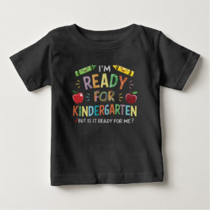 T-shirt Pour Bébé Premier jour de maternelle pour les enfants, retou
