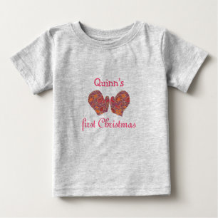 T-shirt Pour Bébé Premier Noël T du bébé