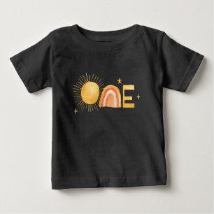 T-shirt Pour Bébé Premier Tour Autour Du Soleil   1er Anniversaire  