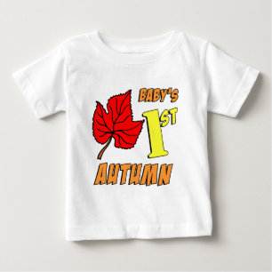 T-shirt Pour Bébé Première automne du bébé
