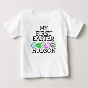 T-shirt Pour Bébé Première chemise de Pâques de garçon que mon