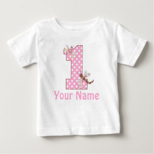 T-shirt Pour Bébé Première libellule d'anniversaire