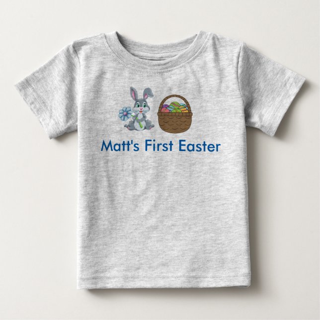 T-shirt Pour Bébé Première marchandise de Pâques pour bébé (Devant)