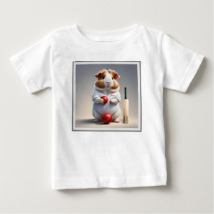T-shirt Pour Bébé Prêt Pour Le Pitch, Cochon De Guinée