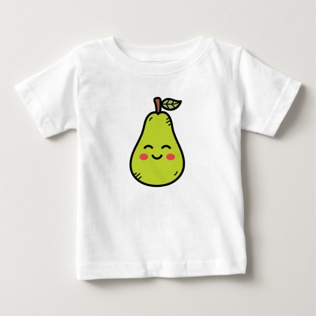 T-shirt Pour Bébé Pretty Pear (Devant)