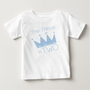 T-shirt Pour Bébé Prince 2ème anniversaire