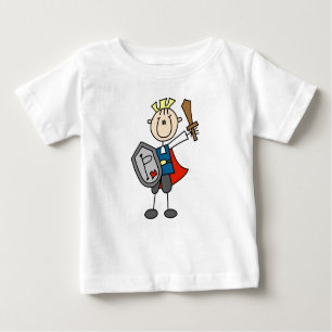 T-shirt Pour Bébé Prince charme avec l'épée