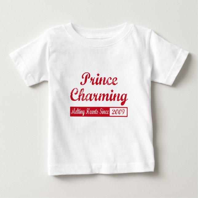 T-shirt Pour Bébé Prince Charming 2009 (Devant)