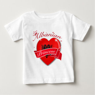 T-shirt Pour Bébé Princesse albanaise
