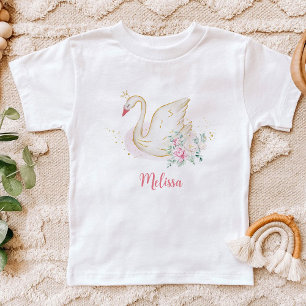 T-shirt Pour Bébé Princesse Cygne 