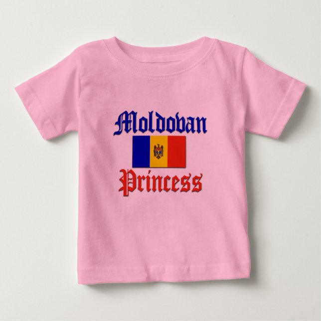 T-shirt Pour Bébé Princesse de Moldova (Devant)
