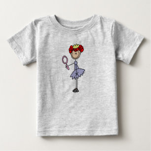 T-shirt Pour Bébé Princesse d'une chevelure rouge Shirt