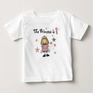 T-shirt Pour Bébé Princesse ęr anniversaire