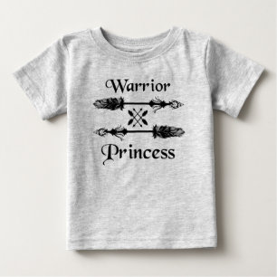 T-shirt Pour Bébé princesse guerrière