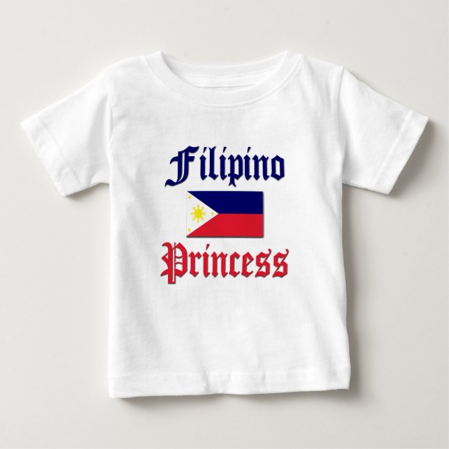 T-shirt Pour Bébé Princesse philippine (Devant)