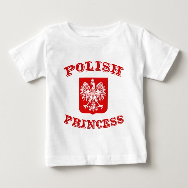 T-shirt Pour Bébé Princesse polonaise (Devant)