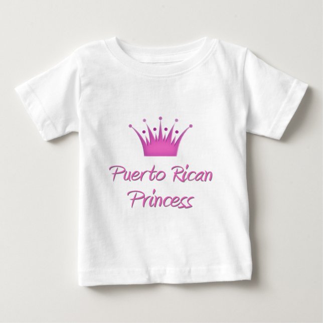 T-shirt Pour Bébé Princesse portoricaine (Devant)