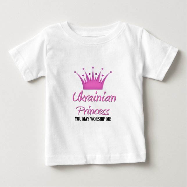 T-shirt Pour Bébé Princesse ukrainienne (Devant)