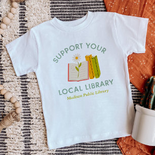 T-shirt Pour Bébé Prise en charge de votre bibliothèque locale perso