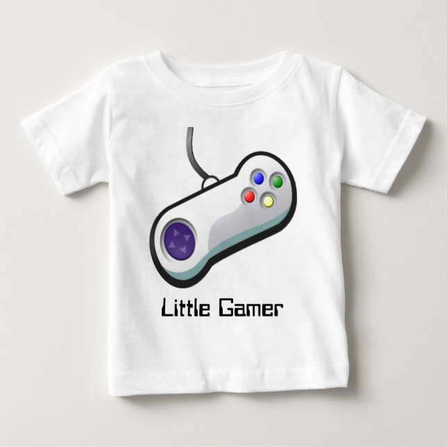 T-shirt Pour Bébé Pro Gamer, contrôleur de jeu vidéo (Devant)
