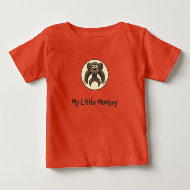 T-shirt Pour Bébé Produits du logo Monkeypit (Devant)