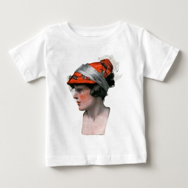T-shirt Pour Bébé Profil de Woman (Devant)