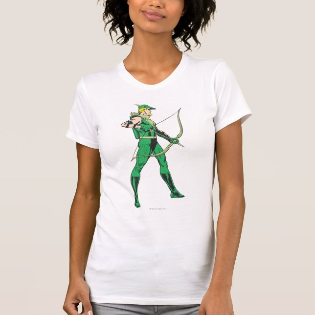 T-shirt Pour Bébé Profil Flèche verte (Devant)