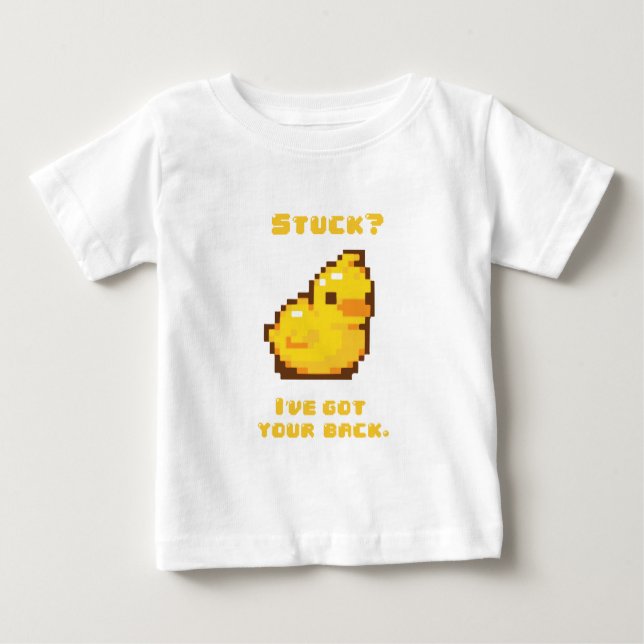T-shirt Pour Bébé Programmation mignonne en caoutchouc (Devant)
