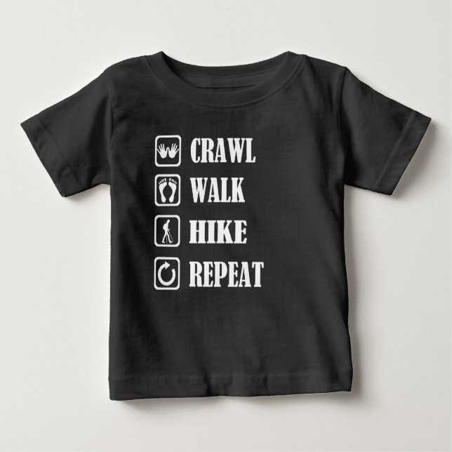 T-SHIRT POUR BÉBÉ PROMENADE DE CRAWL RANDONNÉE (Devant)