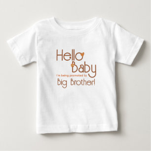 T-shirt Pour Bébé Promu dans Big Brother Hello Baby Rétro