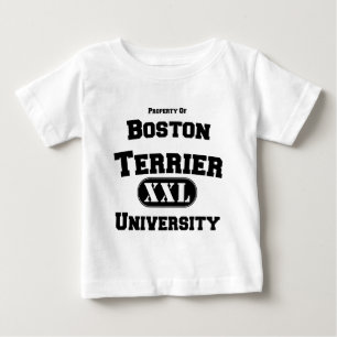 T-shirt Pour Bébé Property of Boston Terrier University