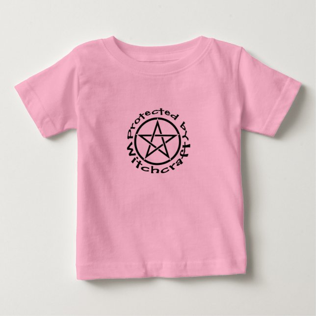 T-shirt Pour Bébé Protégée Par La Chirpe Pagan Wiccan Toddler (Devant)