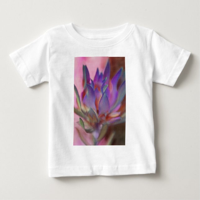 T-shirt Pour Bébé Prothé flamboyant en rose et violet (Devant)