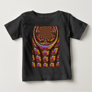 T-shirt Pour Bébé Psychédélique Pâques Kaleidoscope Art