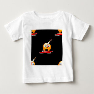 T-shirt Pour Bébé psycho-émoji