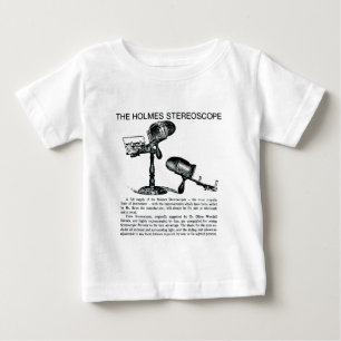 T-shirt Pour Bébé Publicité de Stereoscope de Holmes - cru