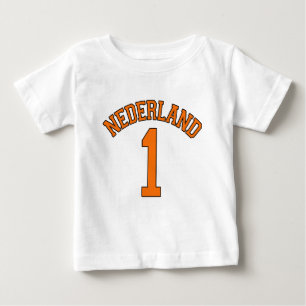 T-shirt Pour Bébé Puissance néerlandaise de Néerlandais de base-ball