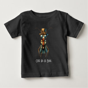 T-shirt Pour Bébé Punaise Steampunk - Mignon comme un insecte