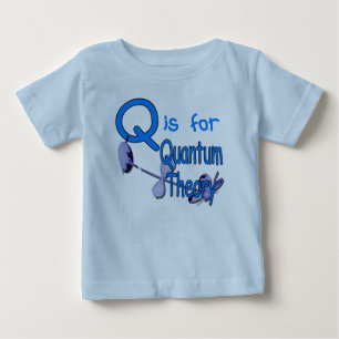 T-shirt Pour Bébé Q est pour la théorie de Quantum