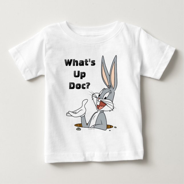 T-shirt Pour Bébé QU’EST-CE QUE LE DOC ?™ BOGS BUNNY™ Rabbit Hole (Devant)