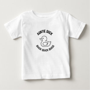 T-shirt Pour Bébé Quack Quack Quack Quack de canard Tante