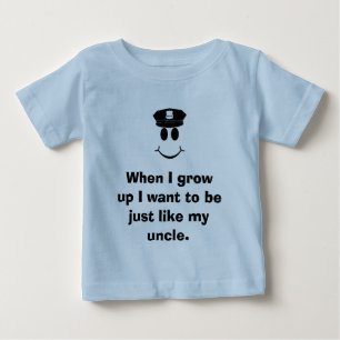 T-shirt Pour Bébé Quand je me grandis voulez être juste Li…