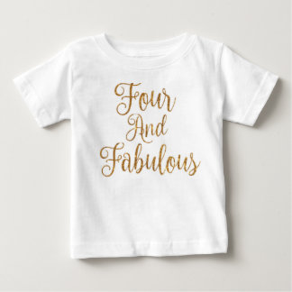 T-shirt Pour Bébé Quatre et fabuleux
