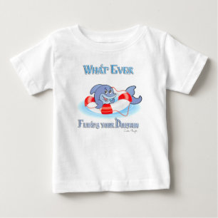 T-shirt Pour Bébé Quel Que Soit Ce Qui Flotte Votre Dauphin