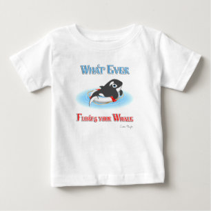 T-shirt Pour Bébé Quelle Que Soit La Flotte De Votre Baleine