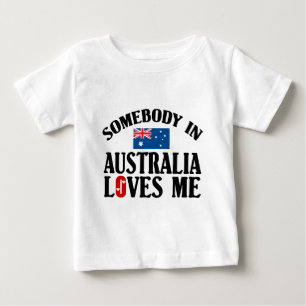 T-shirt Pour Bébé Quelqu'un en Australie